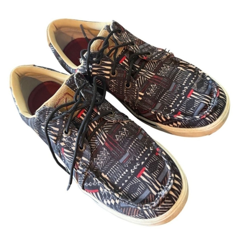 Twisted X WCA0056 Women's Kicks Southwestern Geometric Moc Toe Sneakers 9M